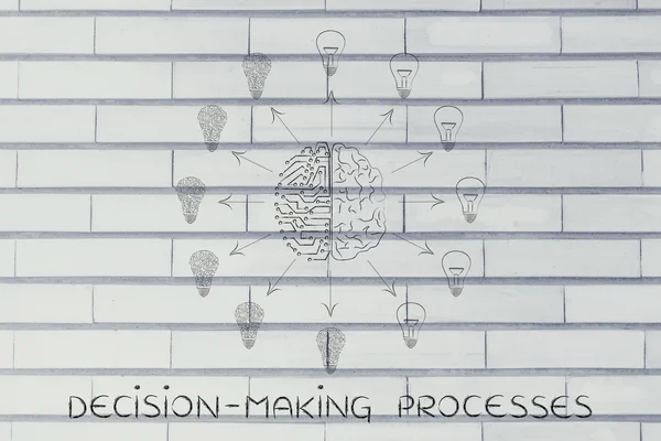 Concept of decision-making processes — Stock Photo, Image