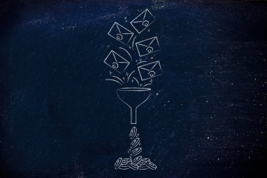 e-posta listesi sikke, komik huni dönüşüyor