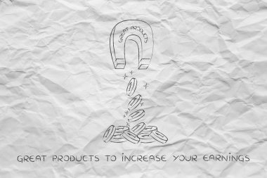 mıknatıs kelime ile harika çeken ürünler sikke ve kar