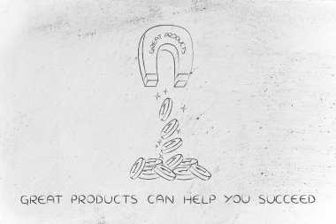 mıknatıs kelime ile harika çeken ürünler sikke ve kar