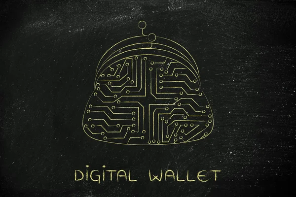 electronic circuit coin purse, digital payment technologies