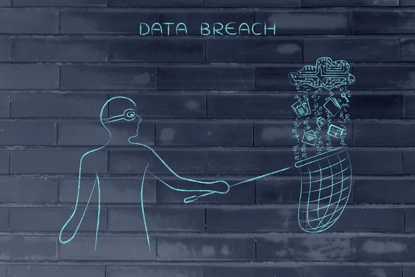 maskeli adam elektronik bir bulut, veri hırsızlığı dosyaları çalmak