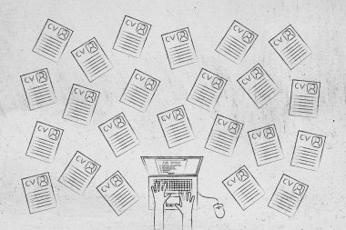  dizüstü bilgisayar kullanıcı özgeçmişleri çok çevrili