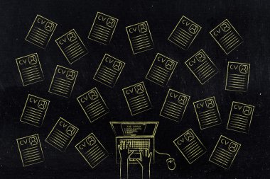  dizüstü bilgisayar kullanıcı özgeçmişleri çok çevrili