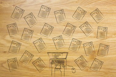  dizüstü bilgisayar kullanıcı özgeçmişleri çok çevrili