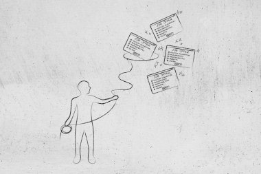 düşen iş teklifleri bir grup yakalamak Kement ile adamım, ap filtre