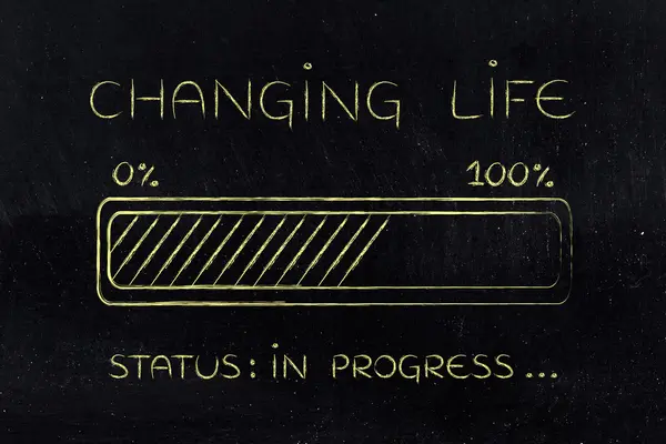 Modification de la charge de la barre de progression — Photo