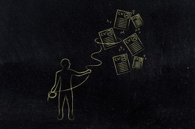 işveren düşen devam eder bir grup yakalamak Kement ile