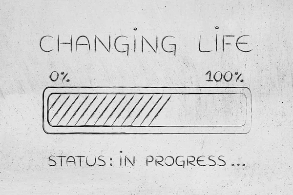 Cambiar la carga de la barra de progreso vida —  Fotos de Stock