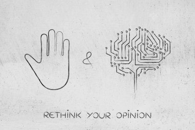 durdurmak ve düşünmek, el hareketi ve elektronik beyin