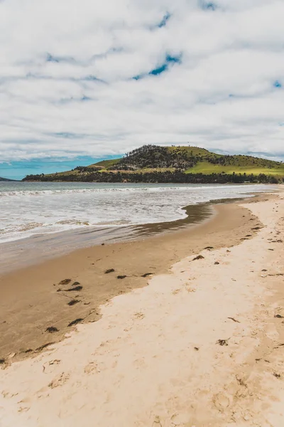 Seven Mile Beach Pristine Golden Sand Beach Just City Hobart — Stock Photo, Image