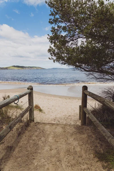 Hobart Australia October 22Nd 2020 Howrah Beach Pristine Golden Sand — Stock Photo, Image