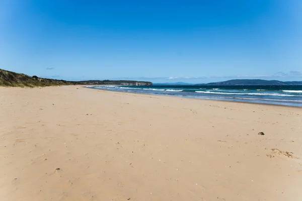 Prístino Paisaje Salvaje Clifton Beach Hobart Del Sur Tasmania Australia —  Fotos de Stock