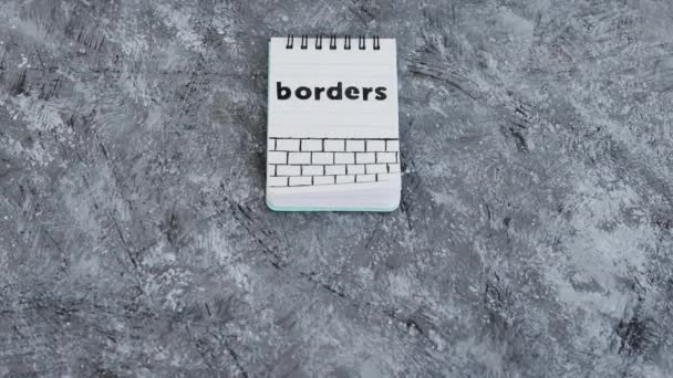 Borders 텍스트 마스크가 Borders — 비디오