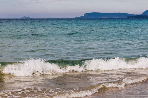 MARION BAY, TASMANIA - 1 Mayıs 2021 - Tazmanya, Avustralya 'da Marion Körfezi' nde güzel bir sahil manzarası