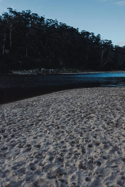 Australisch Landschap Aan Browns River Bij Kingston Beach Zuid Tasmanië — Stockfoto