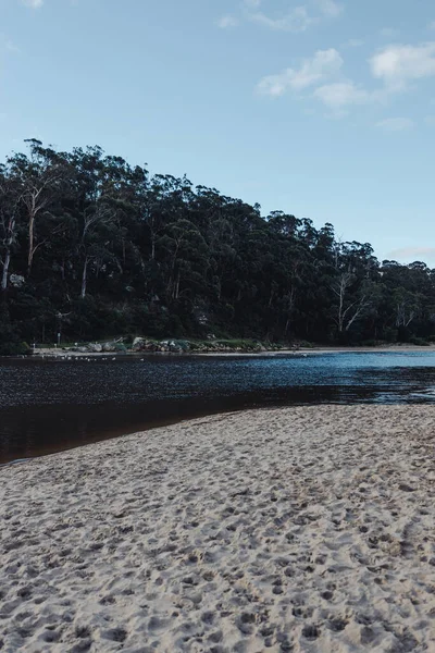 Australská Krajina Řeky Browns Kingston Beach Jižní Tasmánii Zimě — Stock fotografie