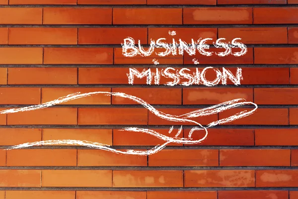 Misión de negocios exitosa en sus manos —  Fotos de Stock