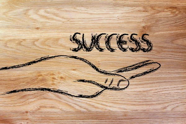 Success in your hands — Stock Photo, Image