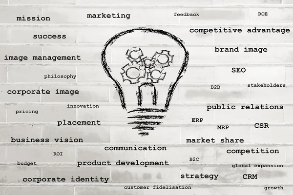 Ideias de sucesso e conceitos de negócios — Fotografia de Stock