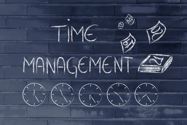 Time and project management for the global business — Stock Photo, Image