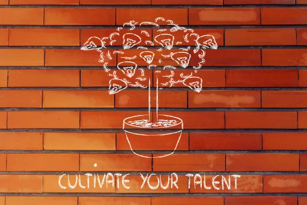 Cultivate your potential, your talent, your ideas — Stock Photo, Image