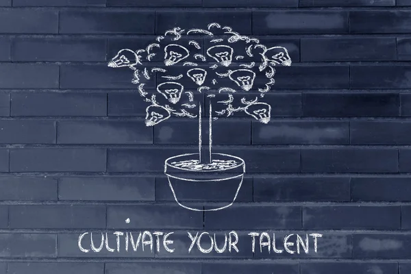 Cultivate your potential, your talent, your ideas — Stock Photo, Image