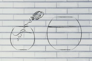 iş görme: unconventionally, balık büyük bir atlama düşünüyorum