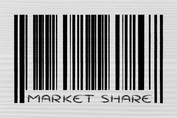 Produkt Barcode mit Promotion — Stockfoto