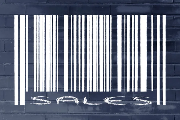 Product barcode with promotion — Stock Photo, Image