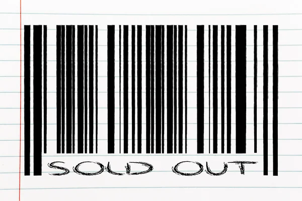 Product barcode with exclusive promotion — Stock Photo, Image