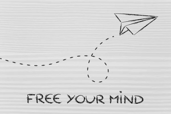 Επιχειρηματικό όραμα: Ελεύθερος το μυαλό σας — Φωτογραφία Αρχείου