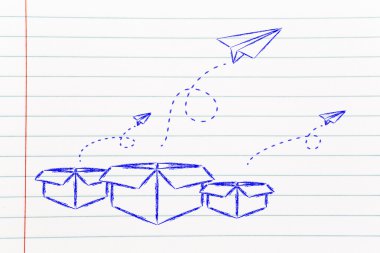 iş görme: kutunun dışında düşünmek