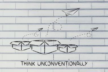 iş görme: kutunun dışında düşünmek