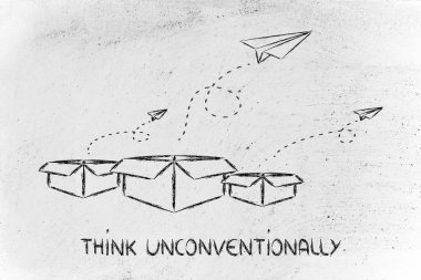 iş görme: kutunun dışında düşünmek