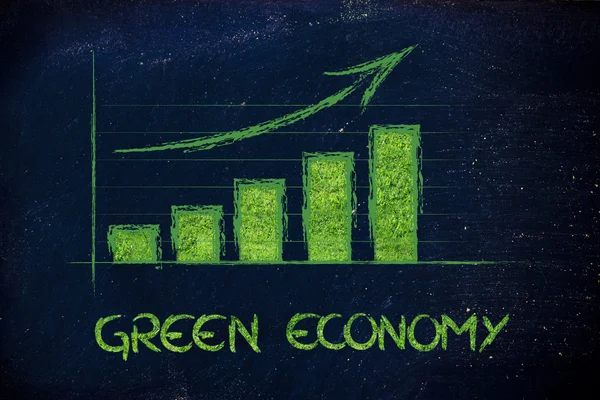De opkomst van groene economie — Stockfoto
