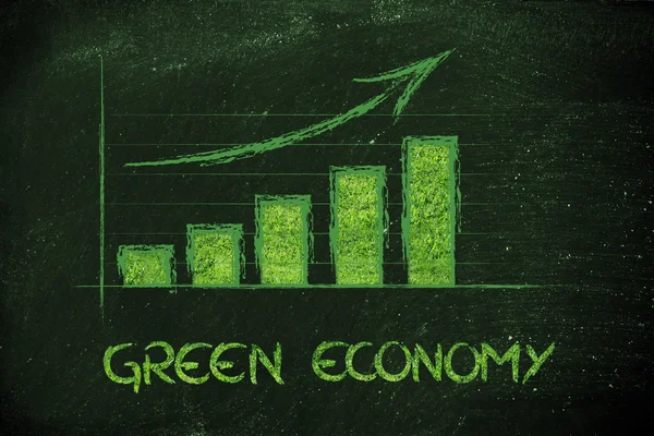 The rise of green economy — Stock Photo, Image