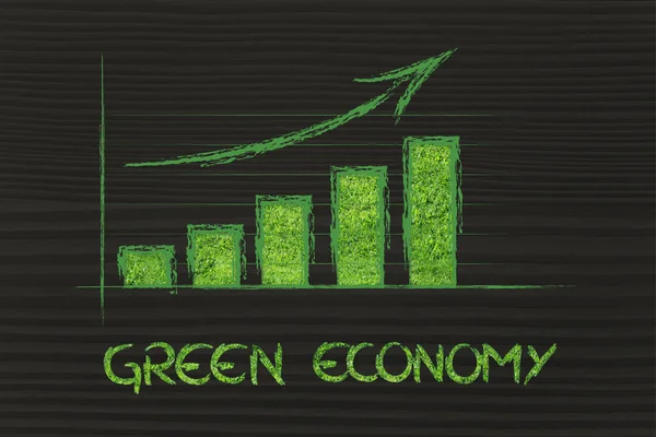 L'ascesa dell'economia verde — Foto Stock