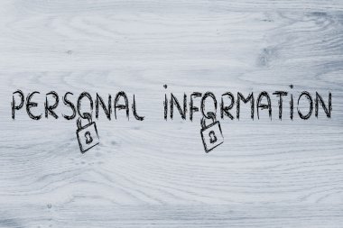 Internet güvenlik, gizlilik ve gizli bilgi, için risk kilitle