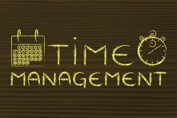 Time and project management for the global business — Stock Photo, Image