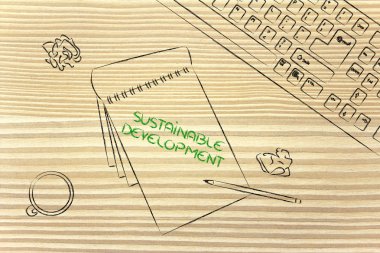 klavye, kahve ve iş belgeleri hakkında yenilenebilir olan Resepsiyon