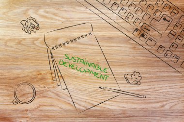 klavye, kahve ve iş belgeleri hakkında yenilenebilir olan Resepsiyon