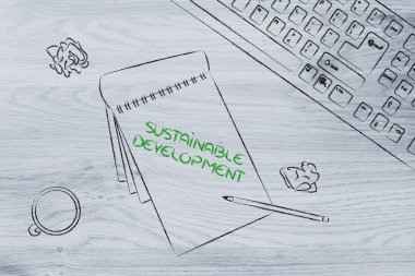 klavye, kahve ve iş belgeleri hakkında yenilenebilir olan Resepsiyon