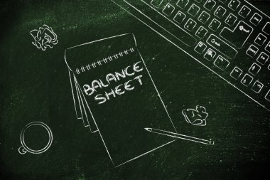 klavye, kahve ve iş belgeleri ile Danışma