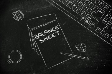 klavye, kahve ve iş belgeleri ile Danışma