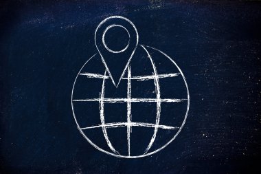 Earth ile coğrafi etiketleme tasarım