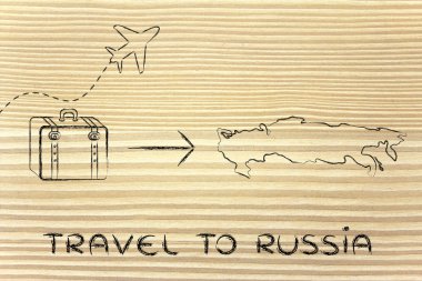 seyahat endüstrisinin: uçak ve Bagaj Rusya'ya gidiyor