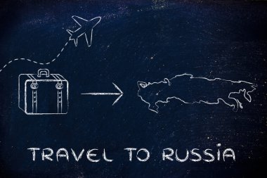 seyahat endüstrisinin: uçak ve Bagaj Rusya'ya gidiyor
