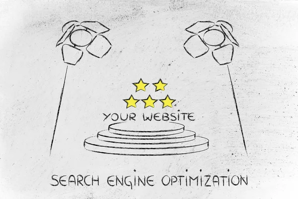 SEO, arama motoru optimizasyonu, spot tasarım — Stok fotoğraf