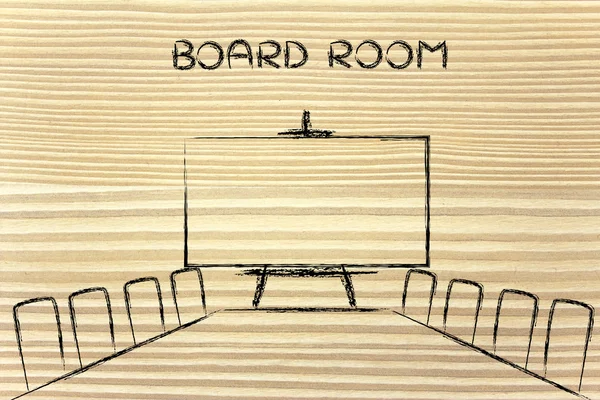 Möte rum eller board room design — Stockfoto